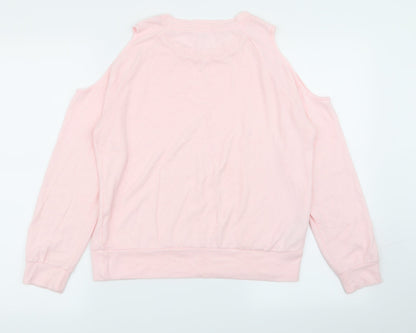 FOREVER 21 Womens Pink   Pullover Jumper Size M
