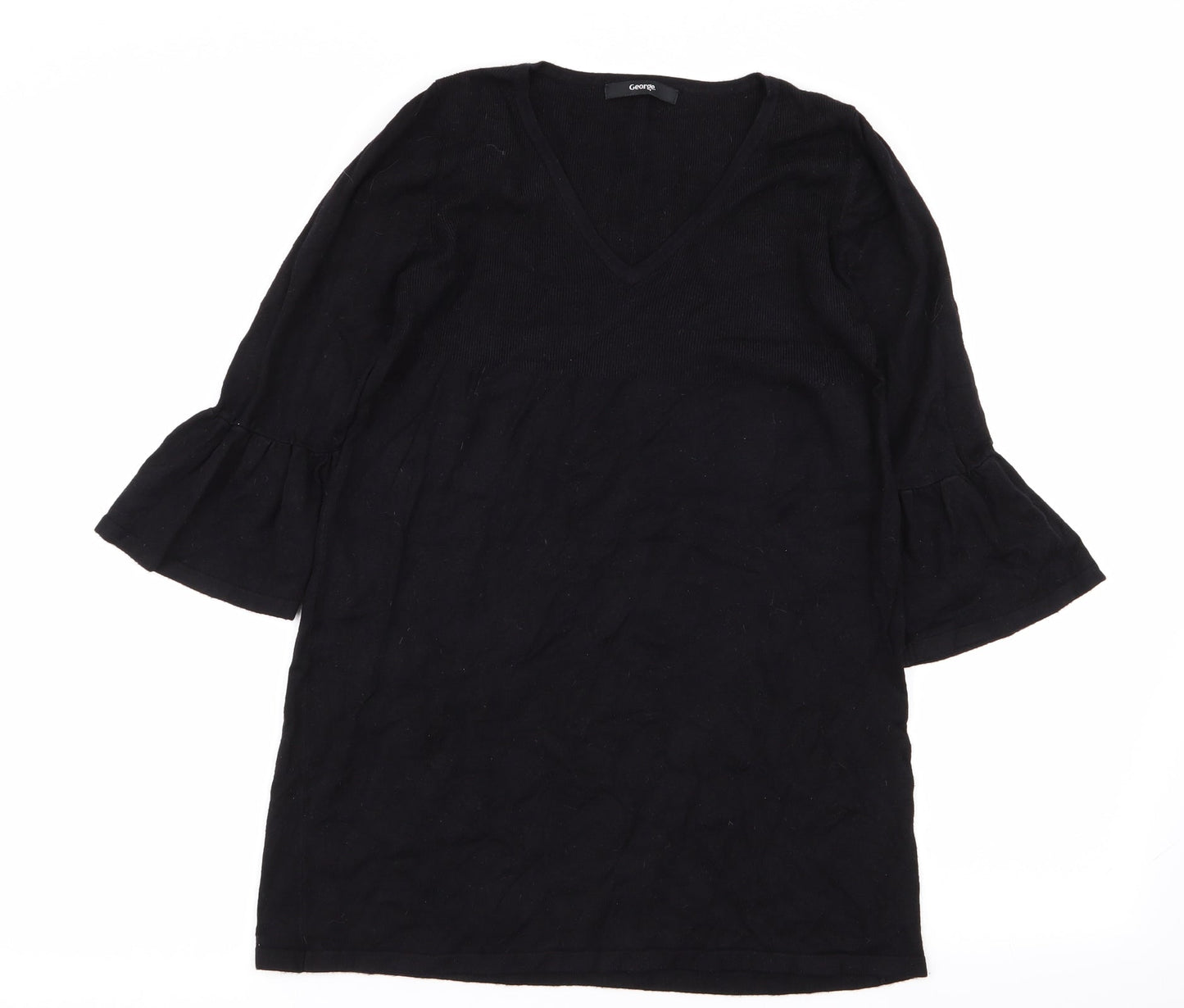 Asda George Womens Black   Pullover Jumper Size 8