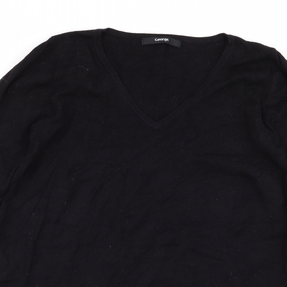 Asda George Womens Black   Pullover Jumper Size 8