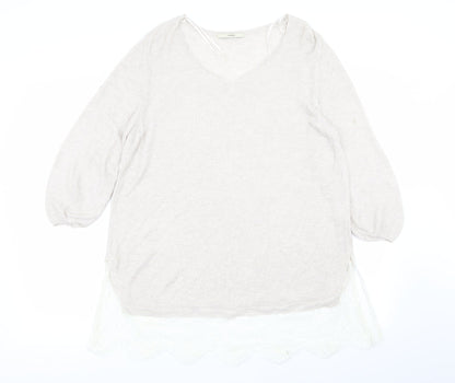 Asda George Womens Beige   Pullover Jumper Size 18