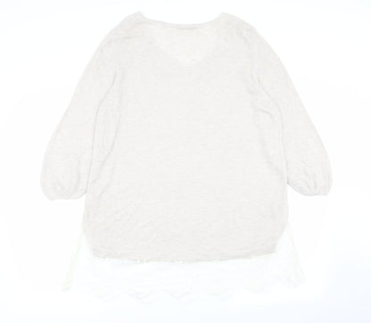 Asda George Womens Beige   Pullover Jumper Size 18