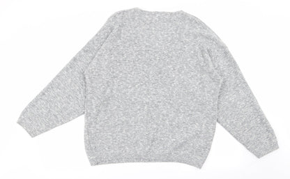 Womens UK Size M BHS Grey Pullover Jumper