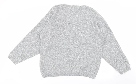BHS Womens Grey   Pullover Jumper Size M