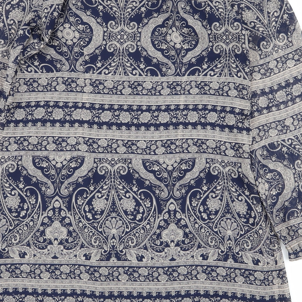 Primark Womens Multicoloured Geometric  Fit & Flare  Size 8