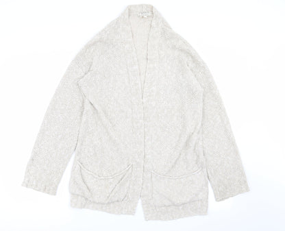 Womens UK Size 10 NEXT Beige Cardigan Jumper