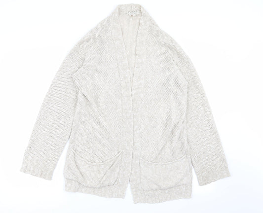 Womens UK Size 10 NEXT Beige Cardigan Jumper