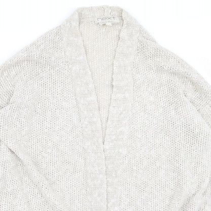 Womens UK Size 10 NEXT Beige Cardigan Jumper