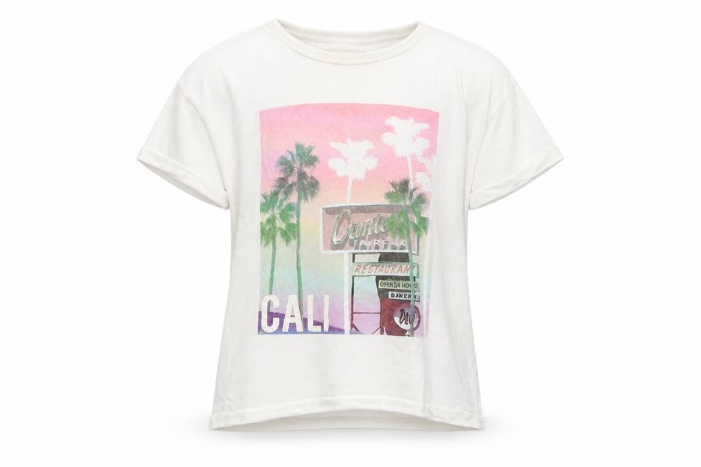 M&S Girls White   Basic T-Shirt Size 7-8 Years