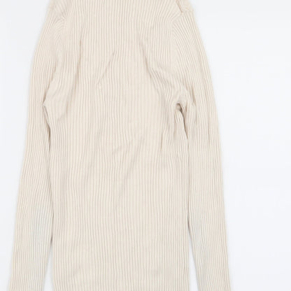 Womens UK Size 8 River Island Beige Pullover Jumper
