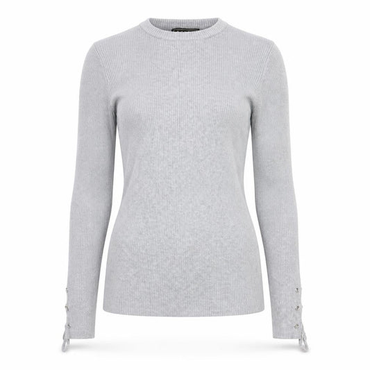 Lipsy Womens Grey   Basic T-Shirt Size 8