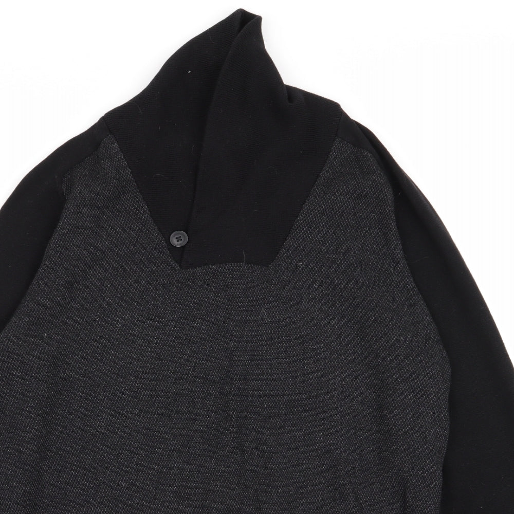 NEXT Mens Black   Pullover Jumper Size M
