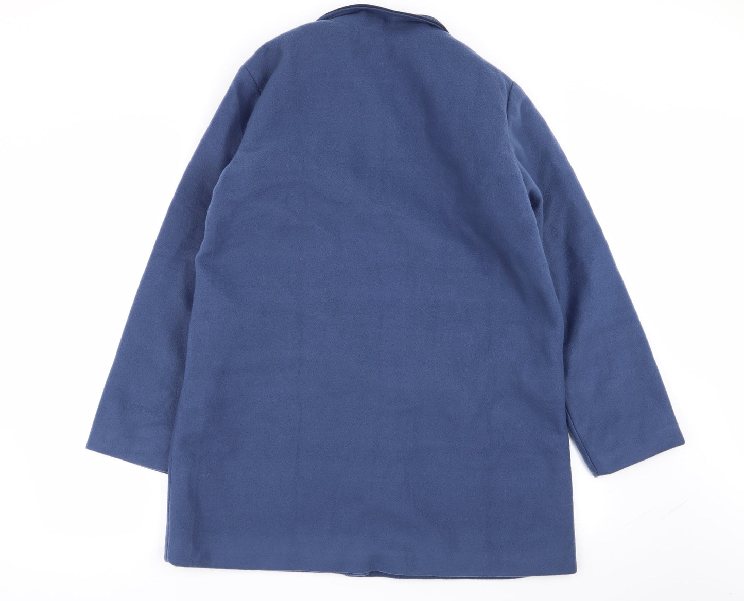 Gabriella Vicenga Womens Blue   Overcoat Coat Size 14