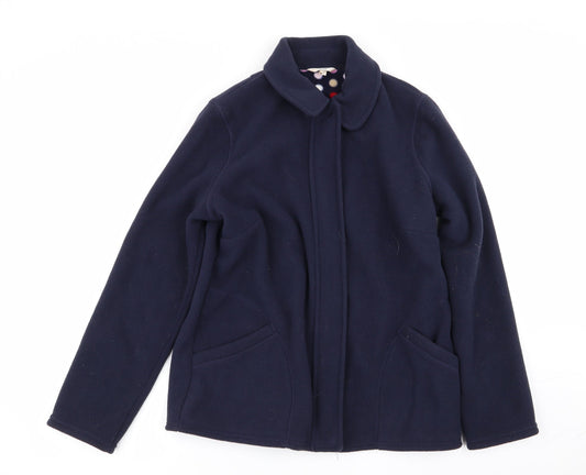 Classic Womens Blue   Full Zip Jumper Size 10