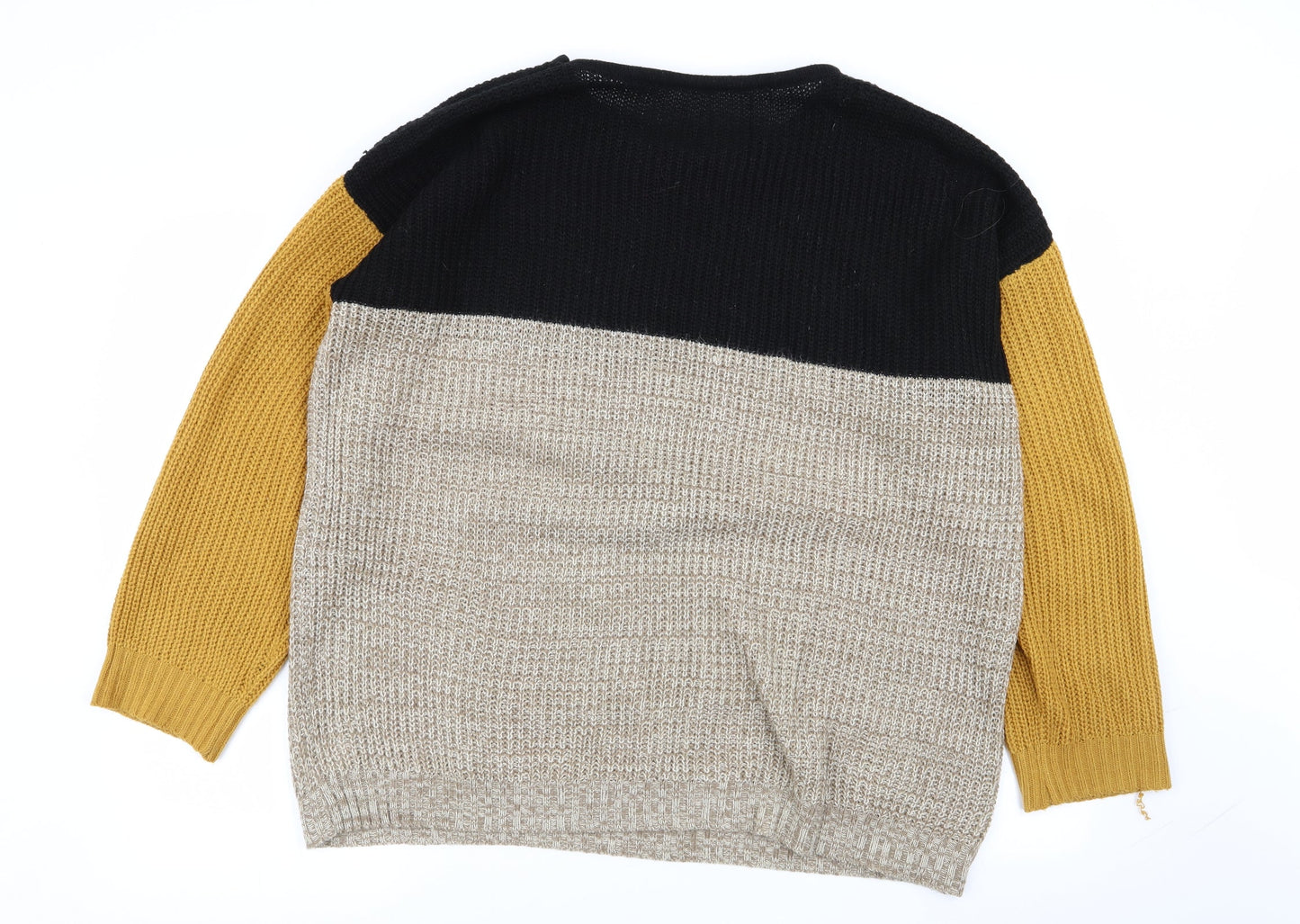 SheIn Womens Multicoloured   Pullover Jumper Size L