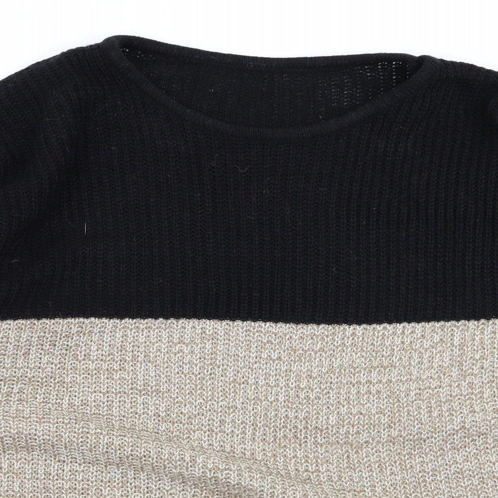 SheIn Womens Multicoloured   Pullover Jumper Size L