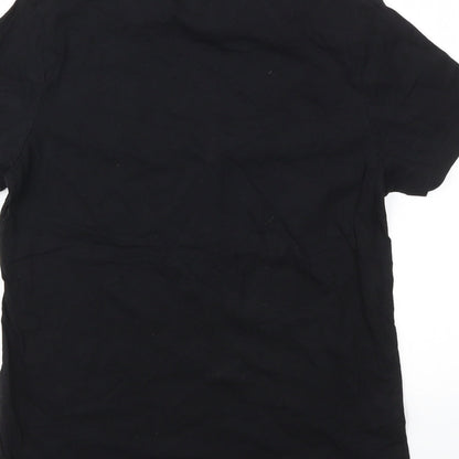 George Womens Black   Basic T-Shirt Size 8