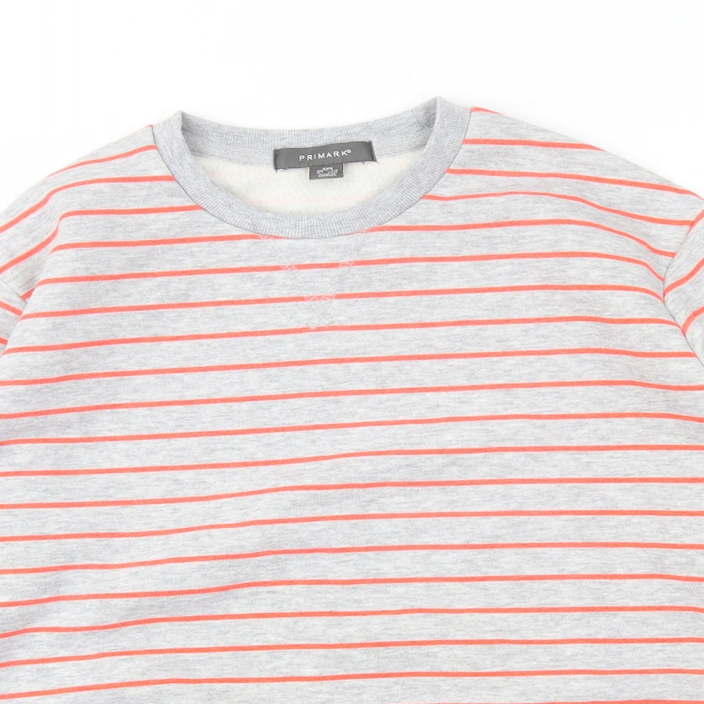 Primark Womens Multicoloured Striped  Pullover Jumper Size 2XS