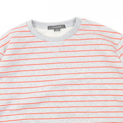 Primark Womens Multicoloured Striped  Pullover Jumper Size 2XS