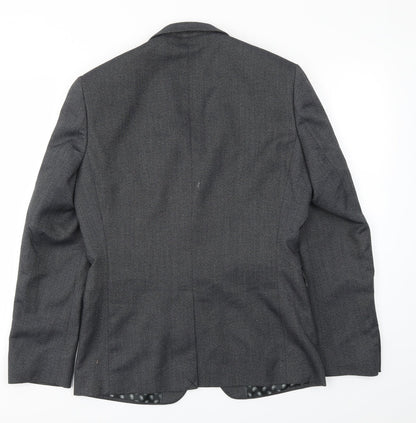 Mens UK Size 38 NEXT Regular Grey Suit Jacket