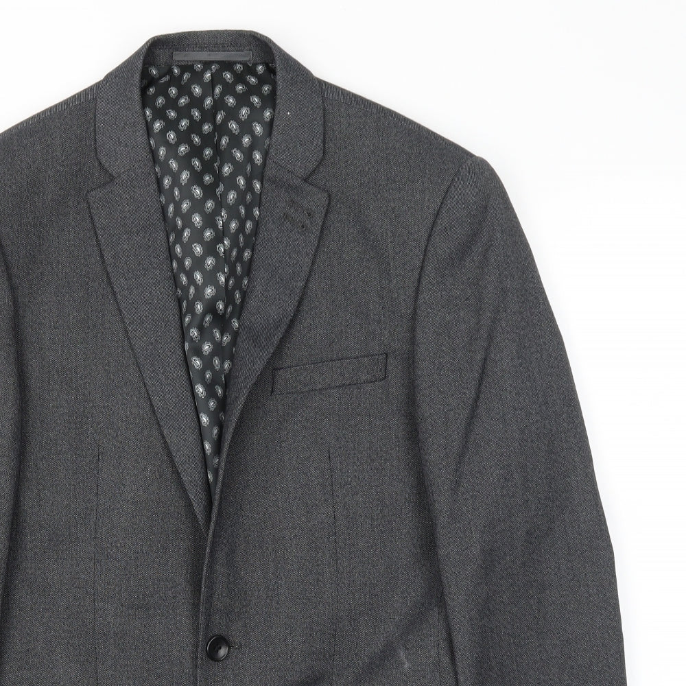 Mens UK Size 38 NEXT Regular Grey Suit Jacket