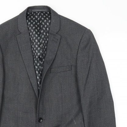 Mens UK Size 38 NEXT Regular Grey Suit Jacket