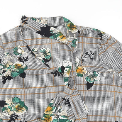 F&F Womens Multicoloured Geometric  Basic Blouse Size 12