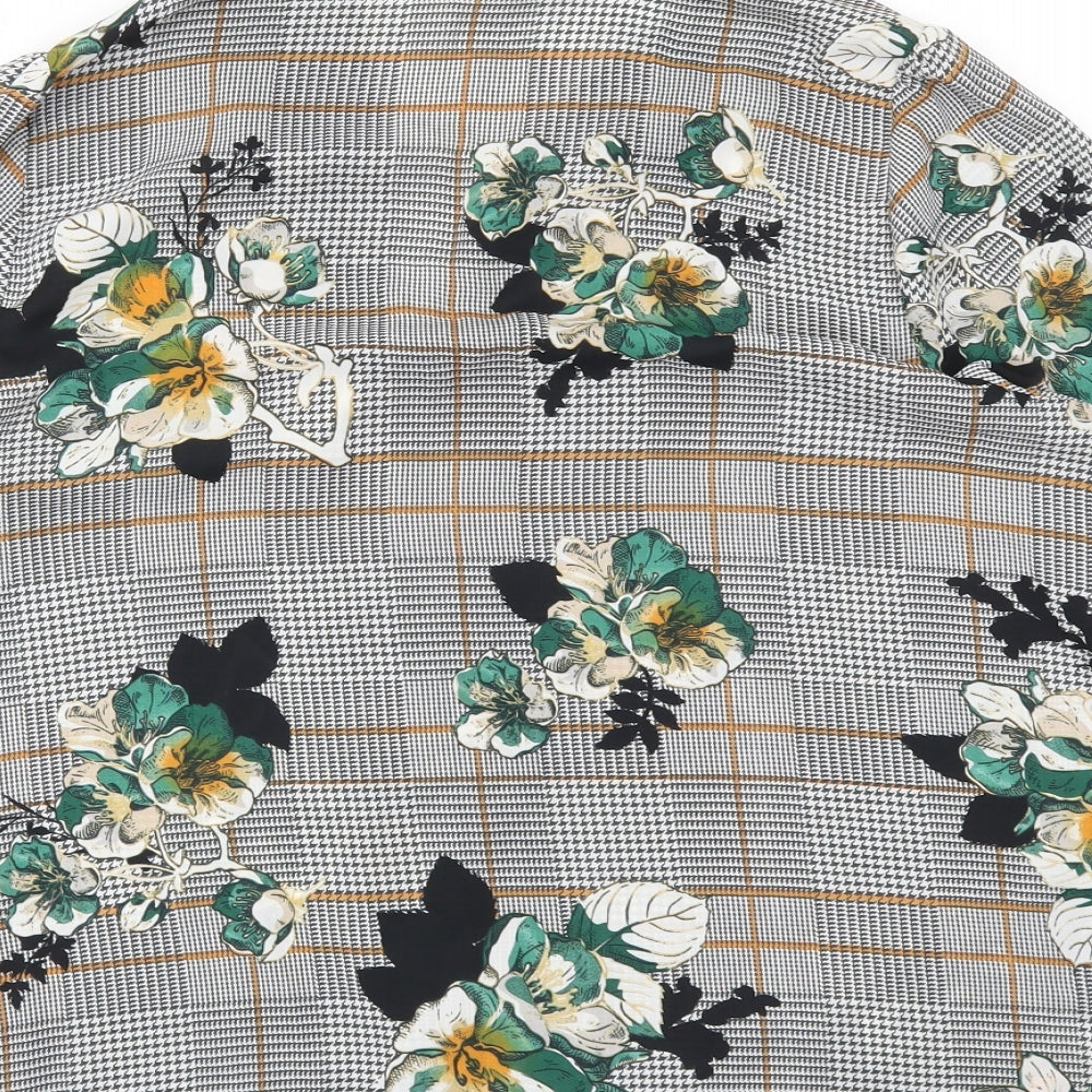 F&F Womens Multicoloured Geometric  Basic Blouse Size 12