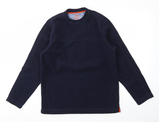 Mens UK Size S Easy Blue Pullover Sweatshirt