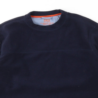 Mens UK Size S Easy Blue Pullover Sweatshirt