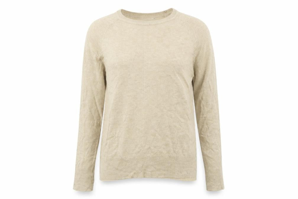 Womens UK Size S Zara Gold Basic T-Shirt