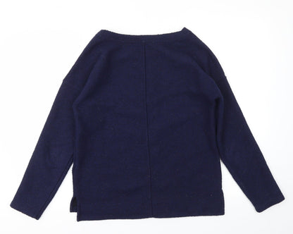 M&S Womens Blue   Pullover Jumper Size 10