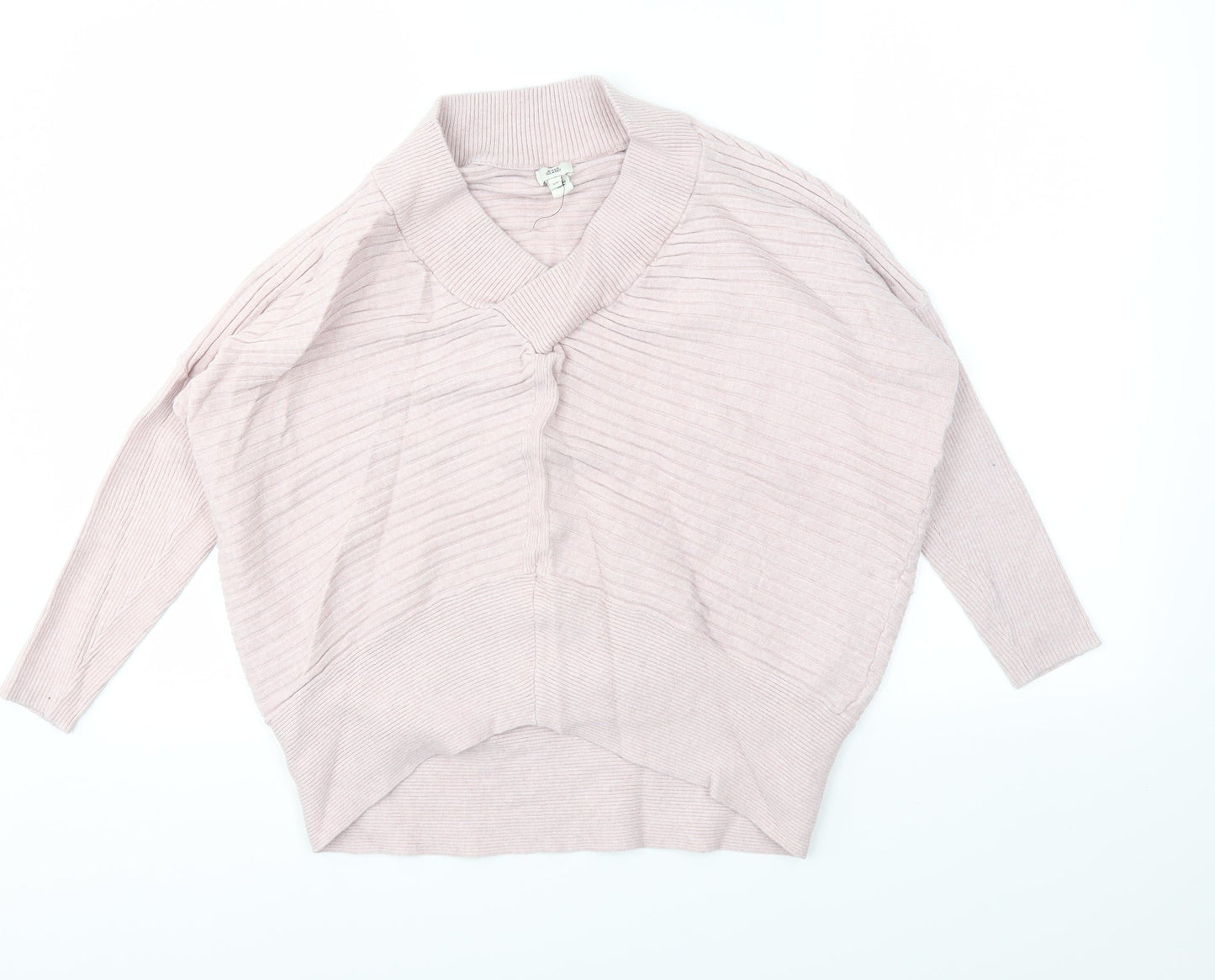 Womens UK Size XS River Island Pink Pullover Jumper