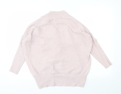 Womens UK Size XS River Island Pink Pullover Jumper