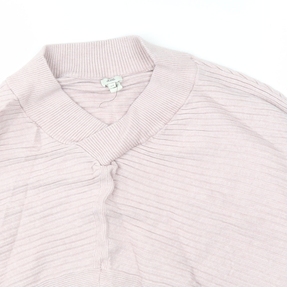 Womens UK Size XS River Island Pink Pullover Jumper