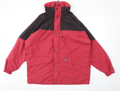 Mens UK Size L Far Ridge Red Jacket