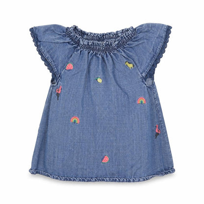 NEXT Girls Blue   Fit & Flare  Size 12-18 Months