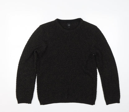 River Island Mens Black   Pullover Jumper Size S
