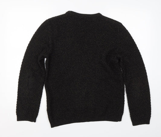 River Island Mens Black   Pullover Jumper Size S