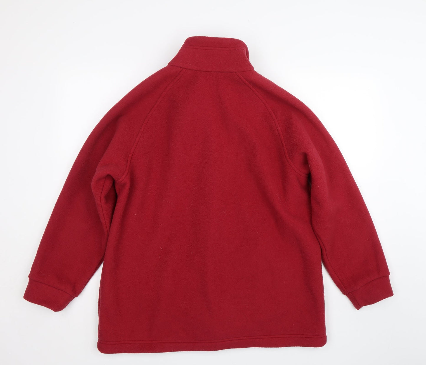 Mens UK Size  M&S Red Full Zip Sweatshirt