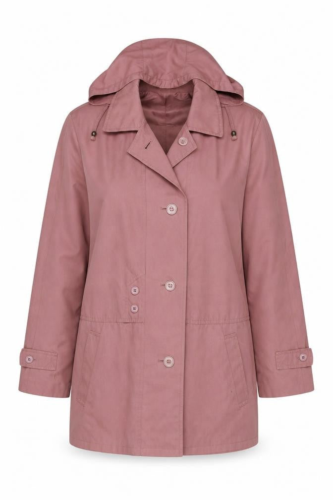 Womens UK Size 6 Preworn Purple Trench Coat