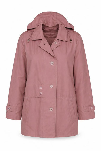 Womens UK Size 6 Preworn Purple Trench Coat