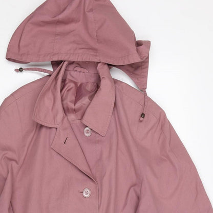 Womens UK Size 6 Preworn Purple Trench Coat
