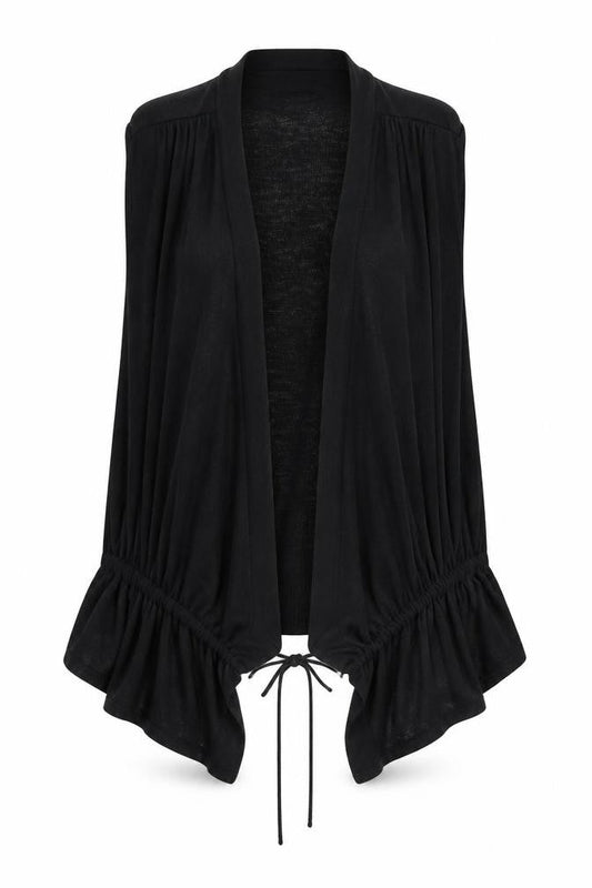 Womens UK Size 14 bAY Black Cardigan Jumper
