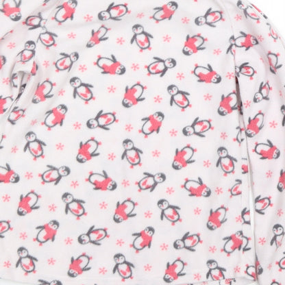 Debenhams Womens Pink Animal Print  Top Pyjama Top Size 8  - Penguins