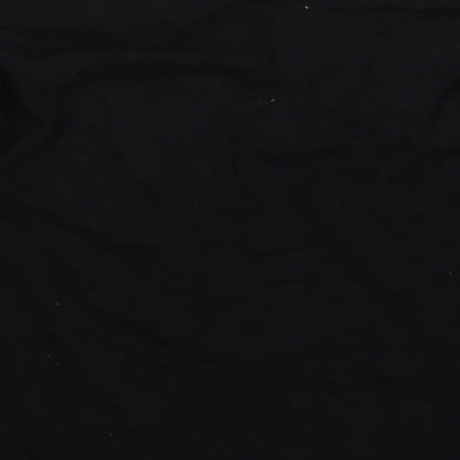 Womens UK Size M Nicole Black Basic T-Shirt