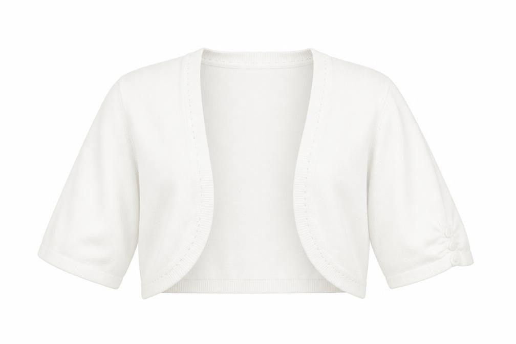 Womens UK Size 10 M&Co White Cape Jumper