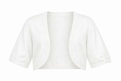 Womens UK Size 10 M&Co White Cape Jumper