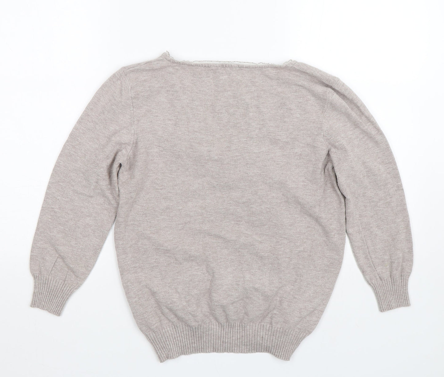 Womens UK Size 12 Per Una Brown Pullover Jumper
