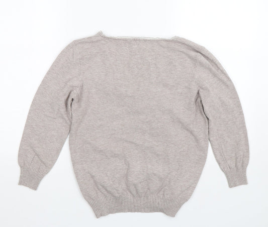 Womens UK Size 12 Per Una Brown Pullover Jumper