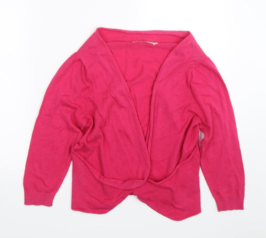 Womens UK Size 14 NEXT Pink Cardigan Jumper